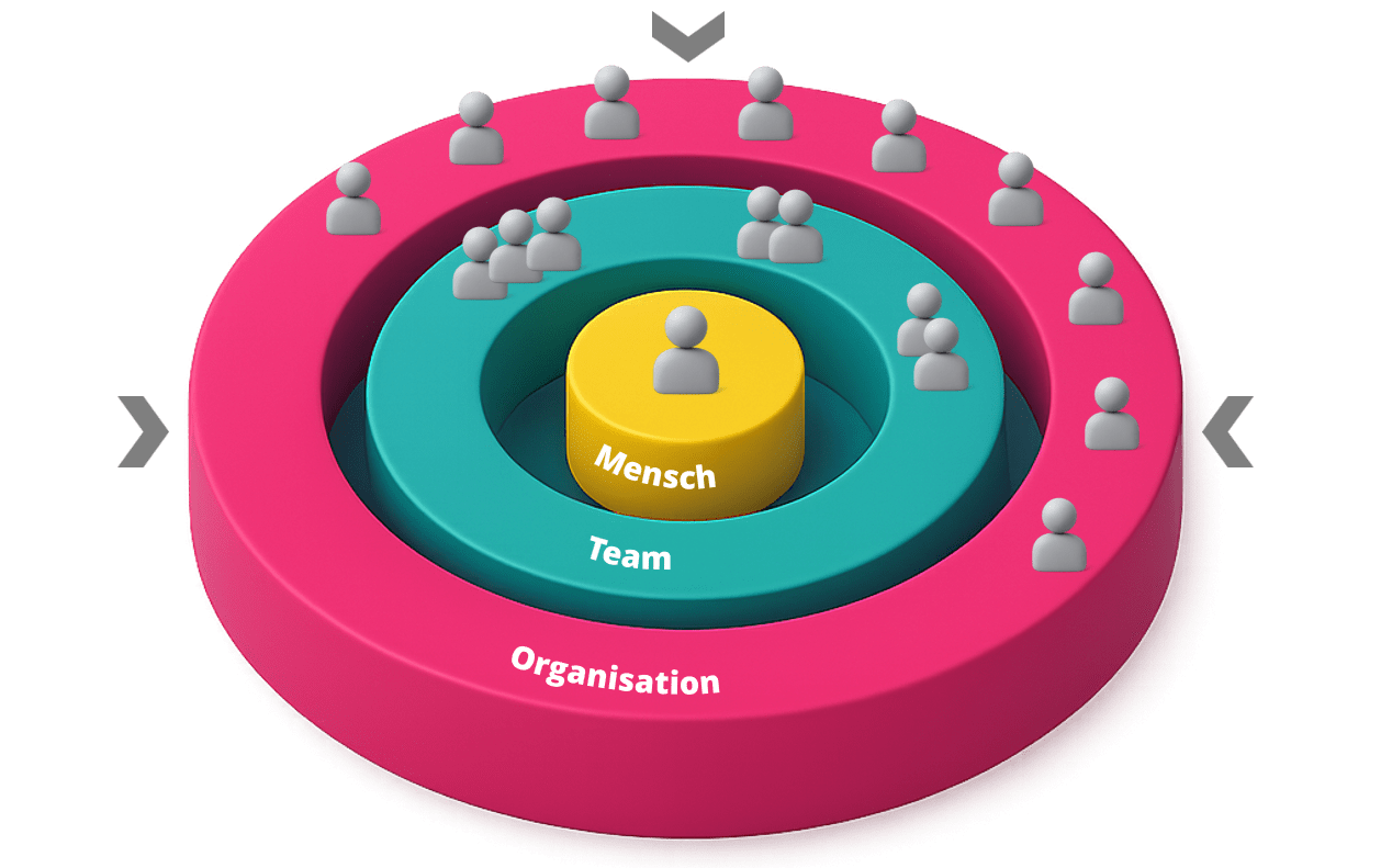 Coaching Köln - Entwicklung auf 3 Ebenen: Mensch-Team-Organisation