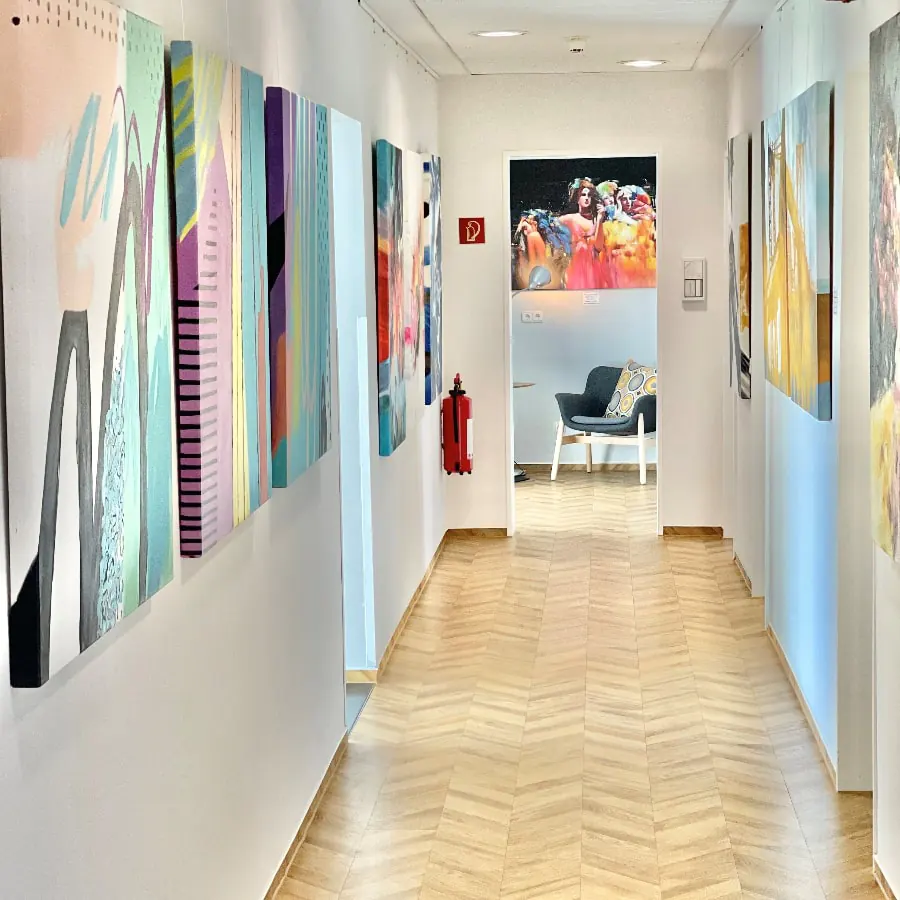 Coachingwerk Flur in den Media Park B&uuml;ros